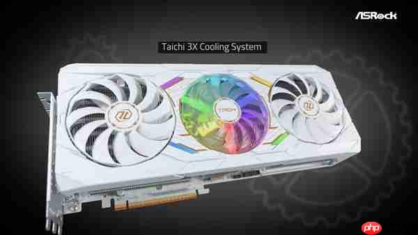 华擎顶级GPU！RX 9070 XT太极白色版发布：配备LCD显示屏