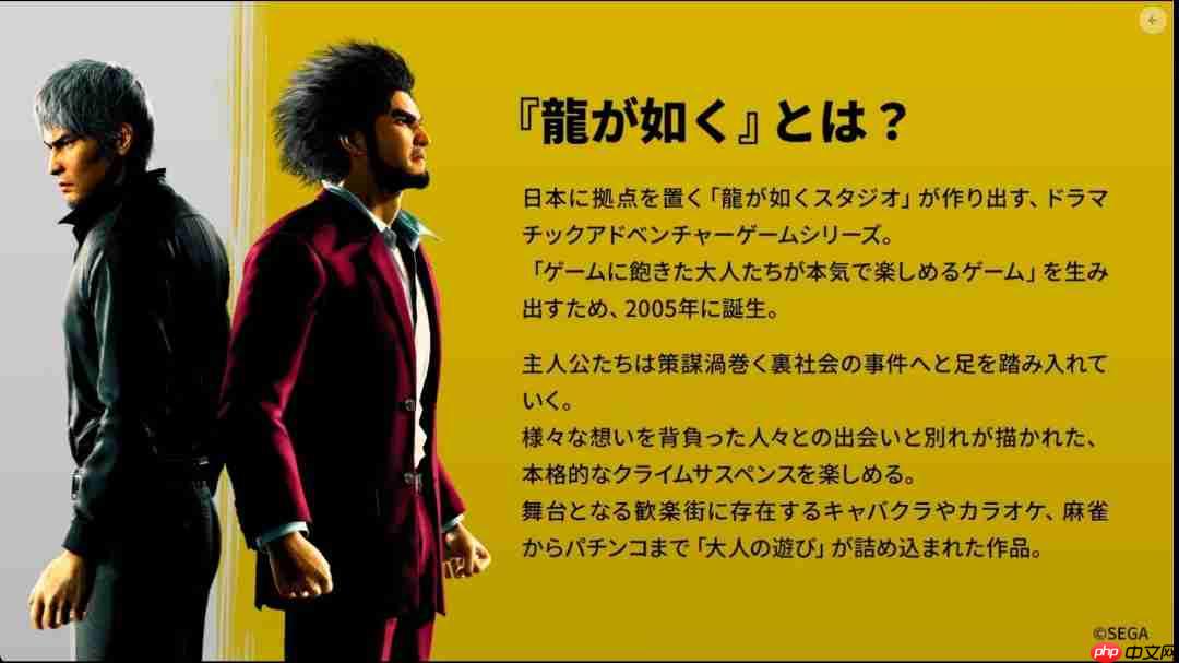 如龙工作室开发者:《如龙》系列为何能够快节奏推续作