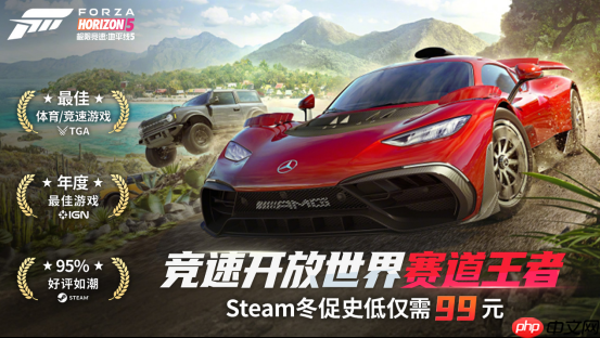 双旦好礼巨献!《极限竞速》系列Steam冬促来袭!