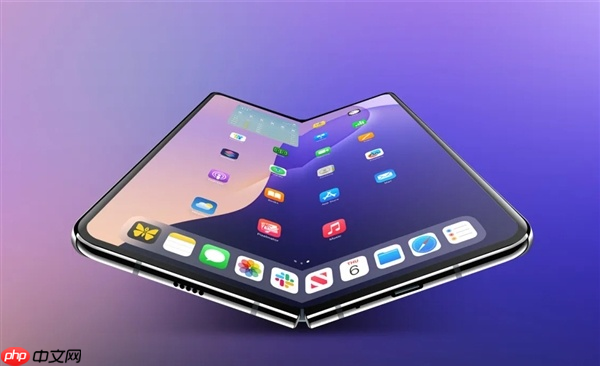 曝苹果阔折叠将采用侧边指纹 内屏为7.58英寸左右