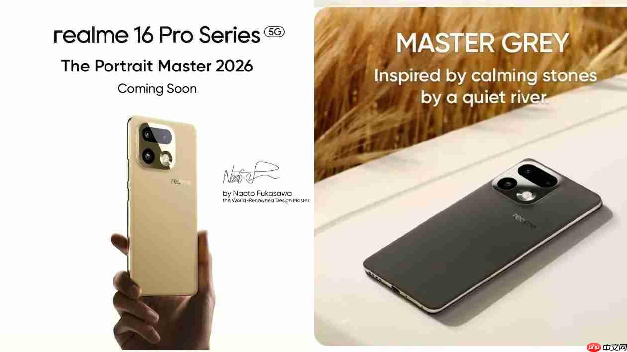 深泽直人设计!真我16 Pro外观公布