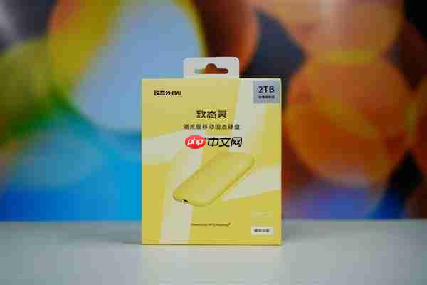 可磁吸绝配iPhone!长江存储致态灵潮流版移动SSD 2TB图赏