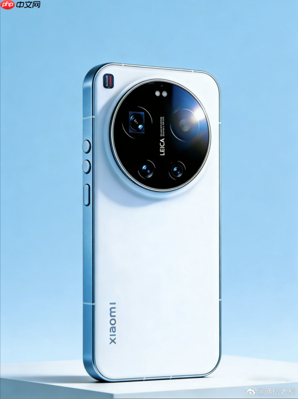 小米17 Ultra渲染图曝光:采用圆形模组设计 本月发布