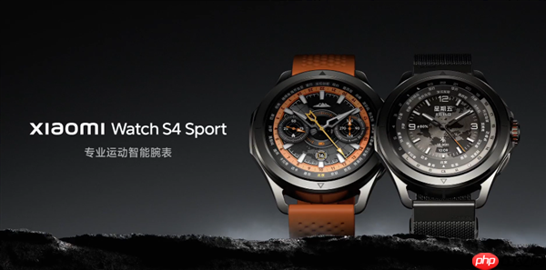 小米最强智能腕表!小米手表S4 Sport本月推送新版本:YU7车钥匙等功能落地