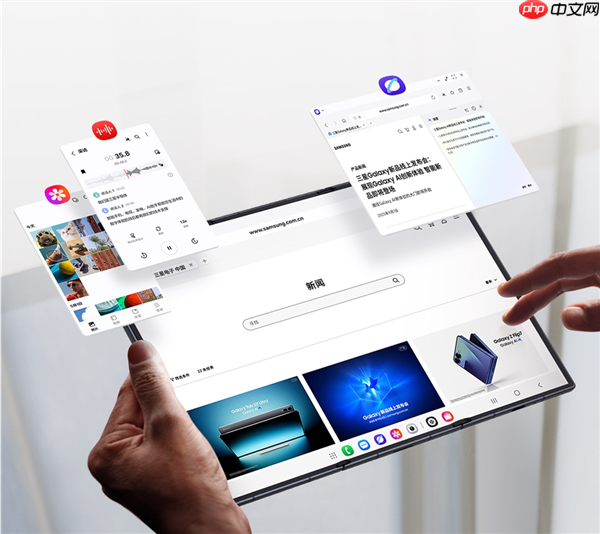 三星Galaxy Z TriFold 国内亮相:10英寸巨屏+2亿像素 三折叠旗舰颠覆想象