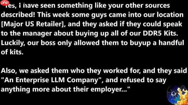 PC玩家太难了!OpenAI疯狂扫货DDR5:游戏内存也不能幸免