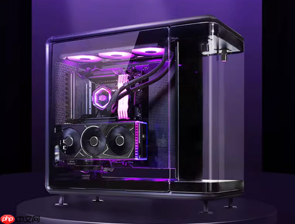 酷冷至尊Master Frame 360机箱首发1999元起:前置展示平台 配ARGB聚光灯