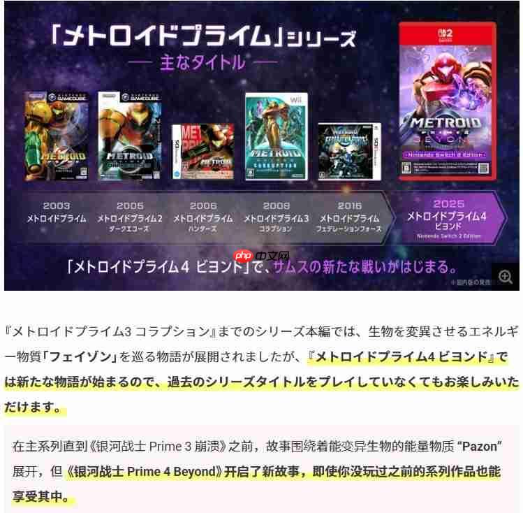 任天堂确认《银河战士Prime 4》将开启全新故事线