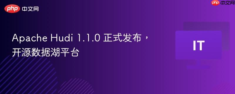 Apache Hudi 1.1.0 数据湖平台正式发布