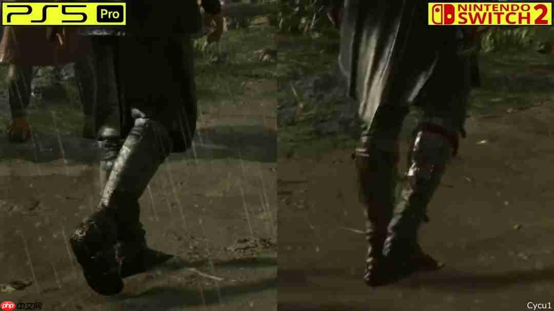 《刺客信条:影》PS5 Pro和Switch 2画面对比