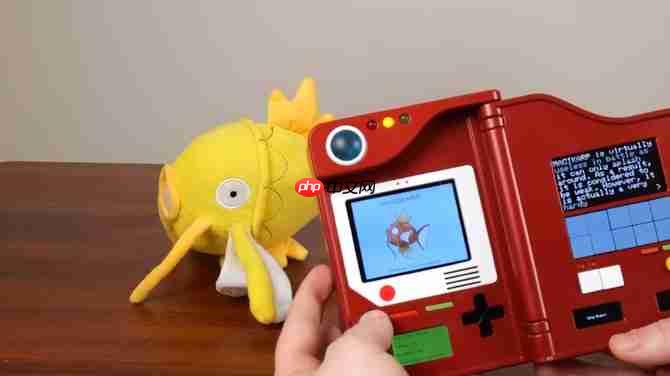 宝可梦图鉴还原终端，动手高玩打造，多功能致敬原作风采