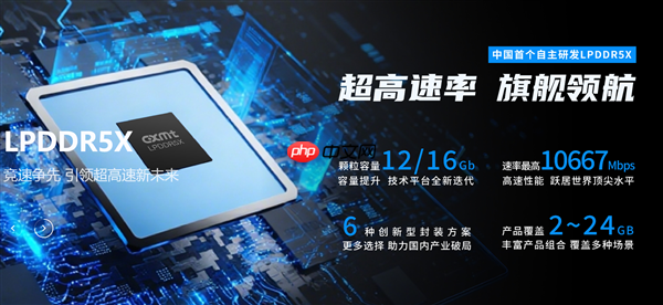 国产内存 世界一流!长鑫首次秀出LPDDR5X-10667