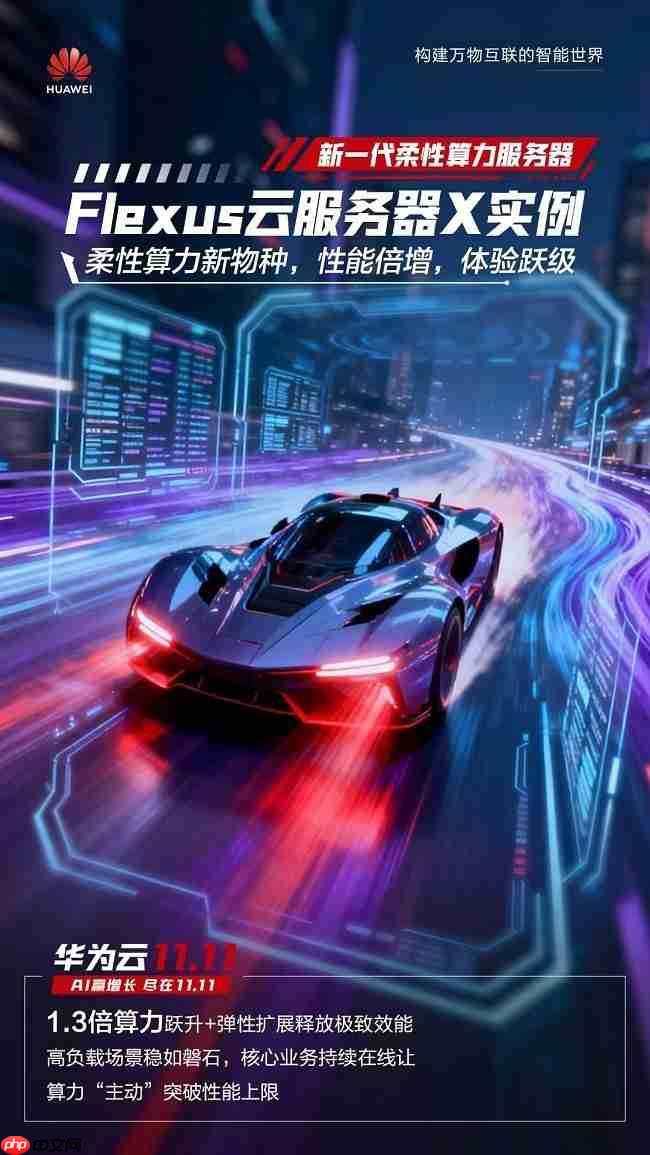 FlexusX实例登场:算力部署正当时,11.11上云一步到位