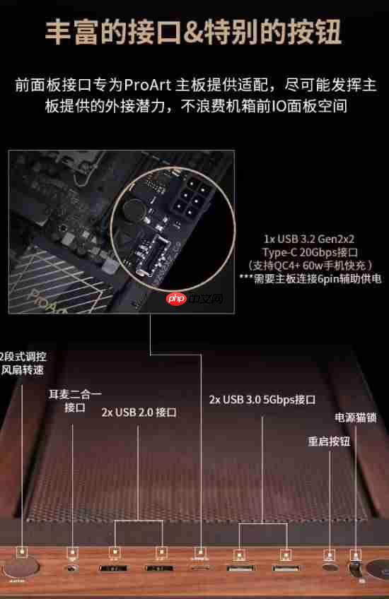 首发2199元:华硕创梦60 PA602限定版机箱开启新品预约,自带2只200mm特大杯风扇