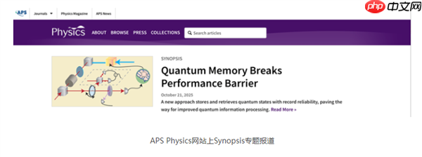 突破性能瓶颈!上海交大团队实现“近完美”宽带量子存储