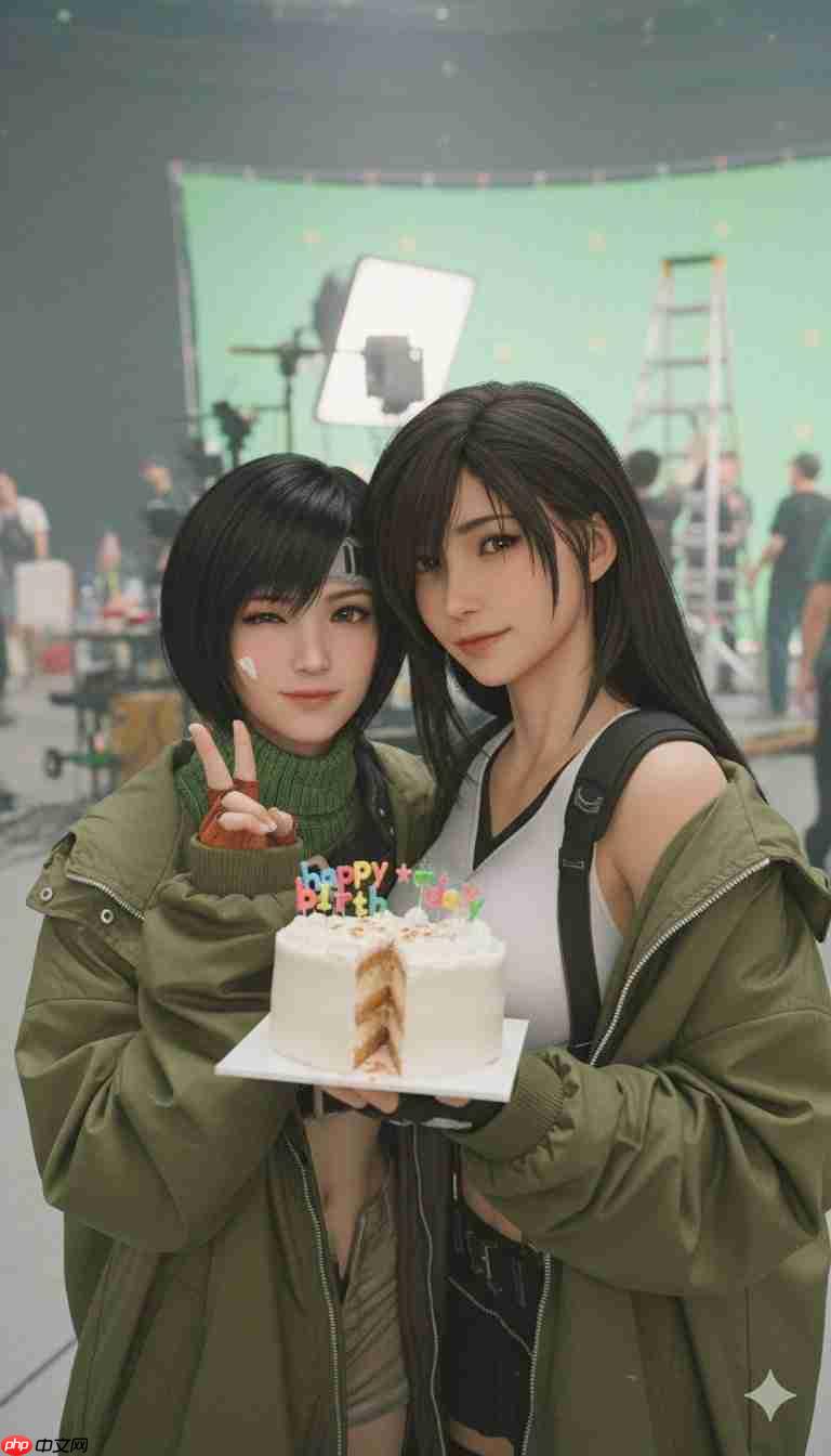 《最终幻想7》人气女忍者尤菲庆生贺图大赏