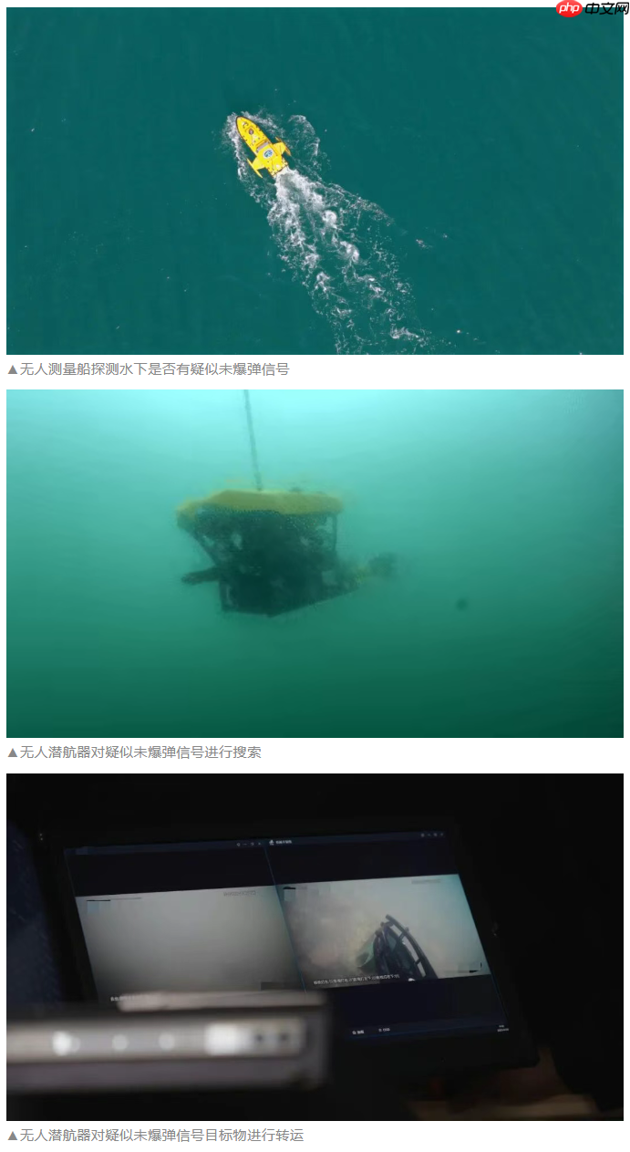 无人潜航器、磁探机器狗组团出击,我国海军实训现场画面公布