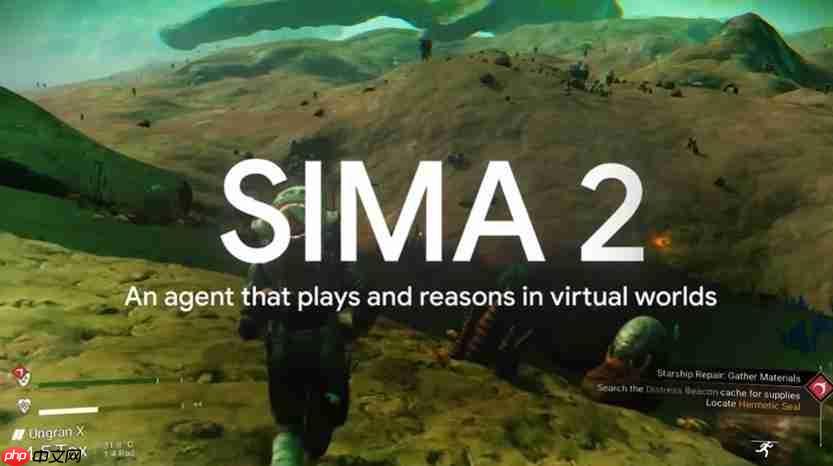 Google DeepMind新模型SIMA 2玩转模拟山羊 3，超越人类的AI游戏技巧获网友盛赞