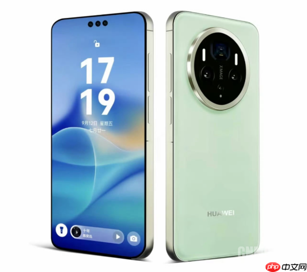 11月25日发布?华为Mate 80外观图曝光:大圆模组设计