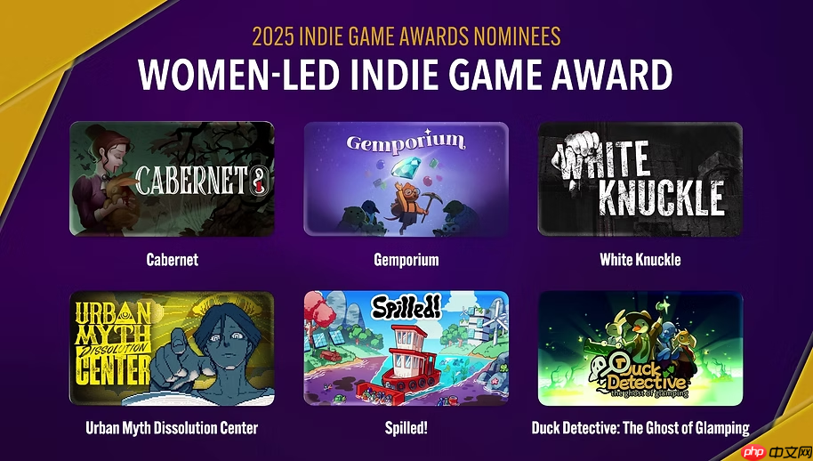 2025独立游戏大奖年度名单公布!新加入“LGBT”奖