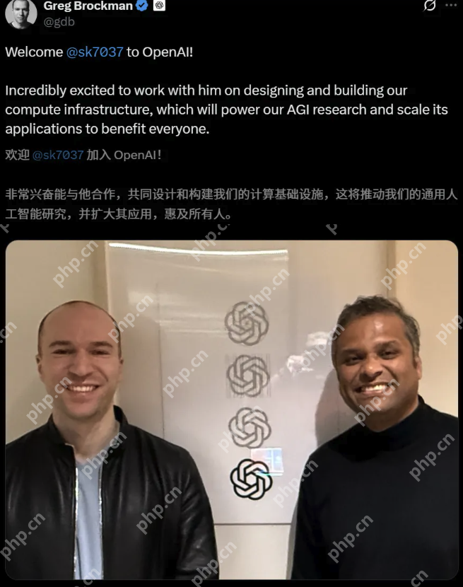 重磅!英特尔首席AI官突然“叛逃”OpenAI,华人CEO陈立武被迫亲自挂帅 - php中文网
