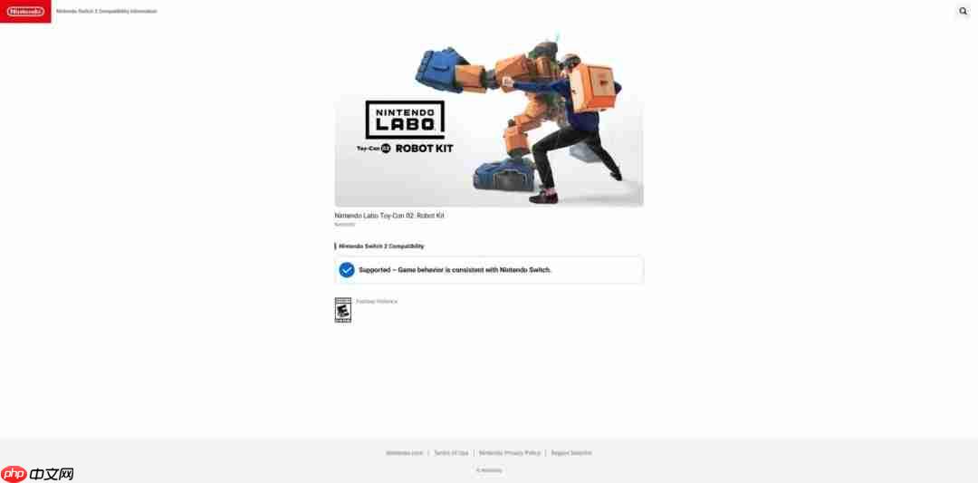 任天堂推兼容查询网站 方便玩家查询Switch游戏兼容情况