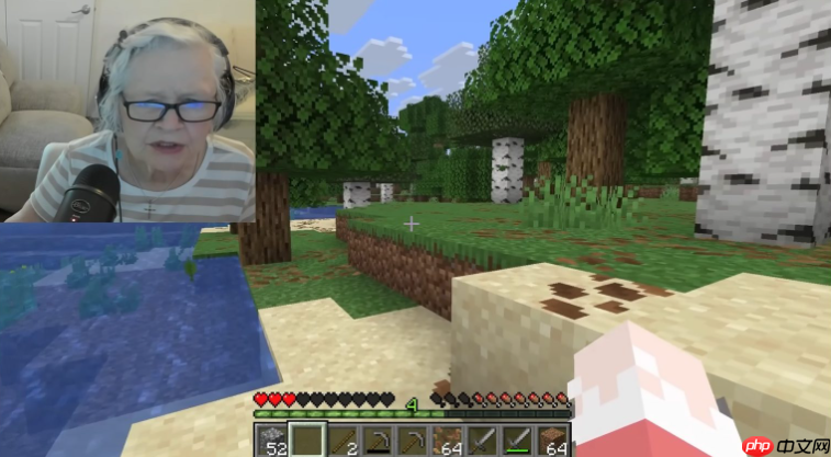 《我的世界》直播老奶奶爆火 游戏中狂怒附体观众惊叹
