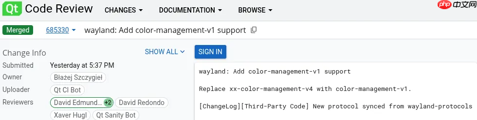 Qt 引入新版 Wayland 色彩管理协议,增强 Linux 桌面显示效果
