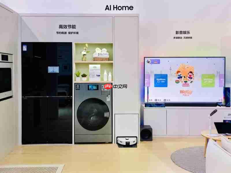 进博会“全勤生”三星的AI全景图:AIHome中国首秀