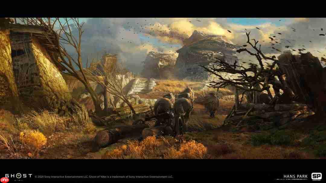 羊蹄山之魂早期概念图与设计理念揭秘，Sucker Punch艺术家的创意之旅