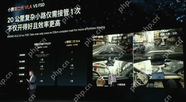 小鹏发布第二代VLA大模型:将面向全球开源,大众成为首个客户 - php中文网