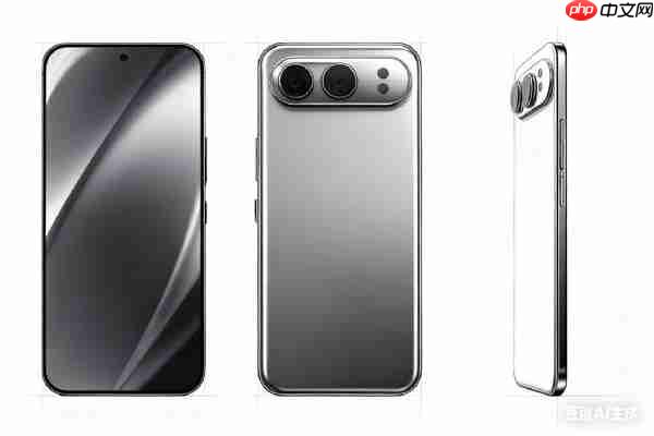 荣耀500假想图曝光，独特银色机身与似曾相识的镜头设计