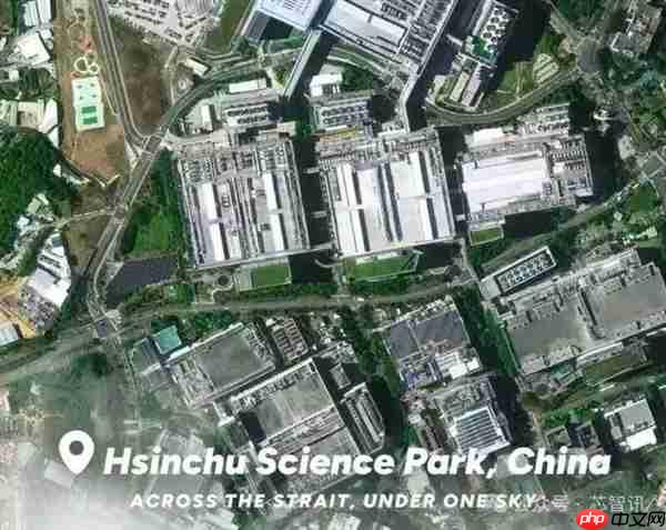 中国驻美大使馆发布台湾省新竹科学园高清卫星照:美国很紧张