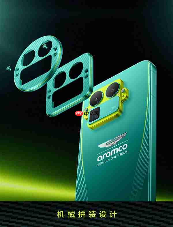 真我GT8 Pro阿斯顿马丁F1限量版外观公布：车队同款激情柠撞色+银翼徽标