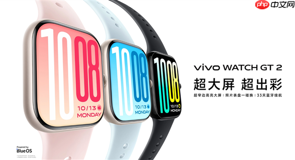 699元！vivo WATCH GT 2已支持移动/联通eSIM服务：可独立通话联网