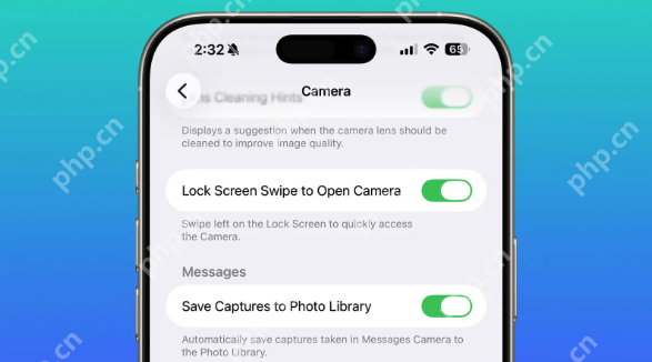 iOS 26.1 RC更新发布:新增“液态玻璃”开关,并可禁用锁屏相机滑动手势 - php中文网