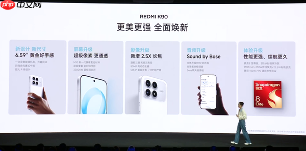 REDMI K90手机发布 配Pro Max同款屏幕 2599元起售