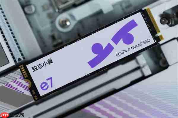 疾速6000MB/s!长江存储致态小翼e7 1TB SSD图赏