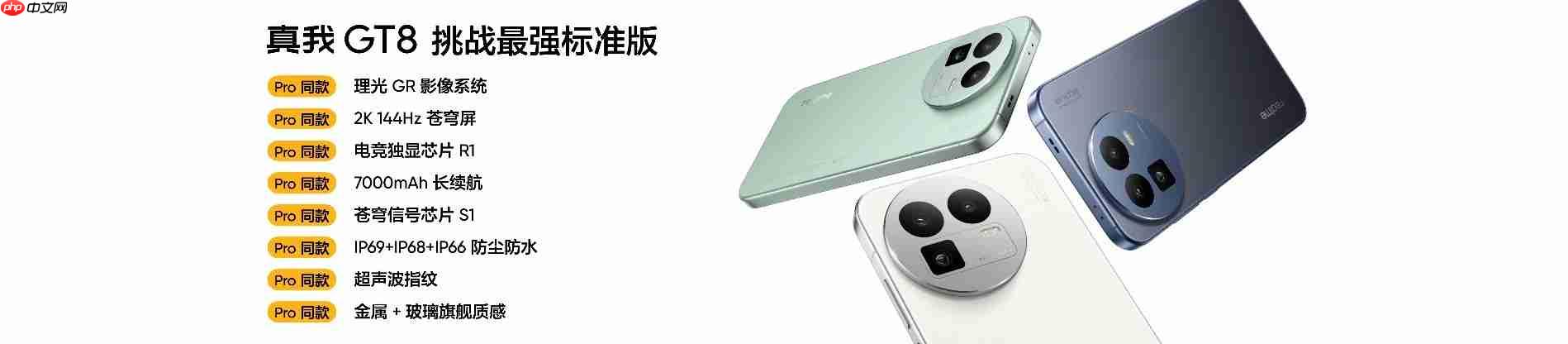 搭载理光GR影像系统!真我GT8系列正式发布