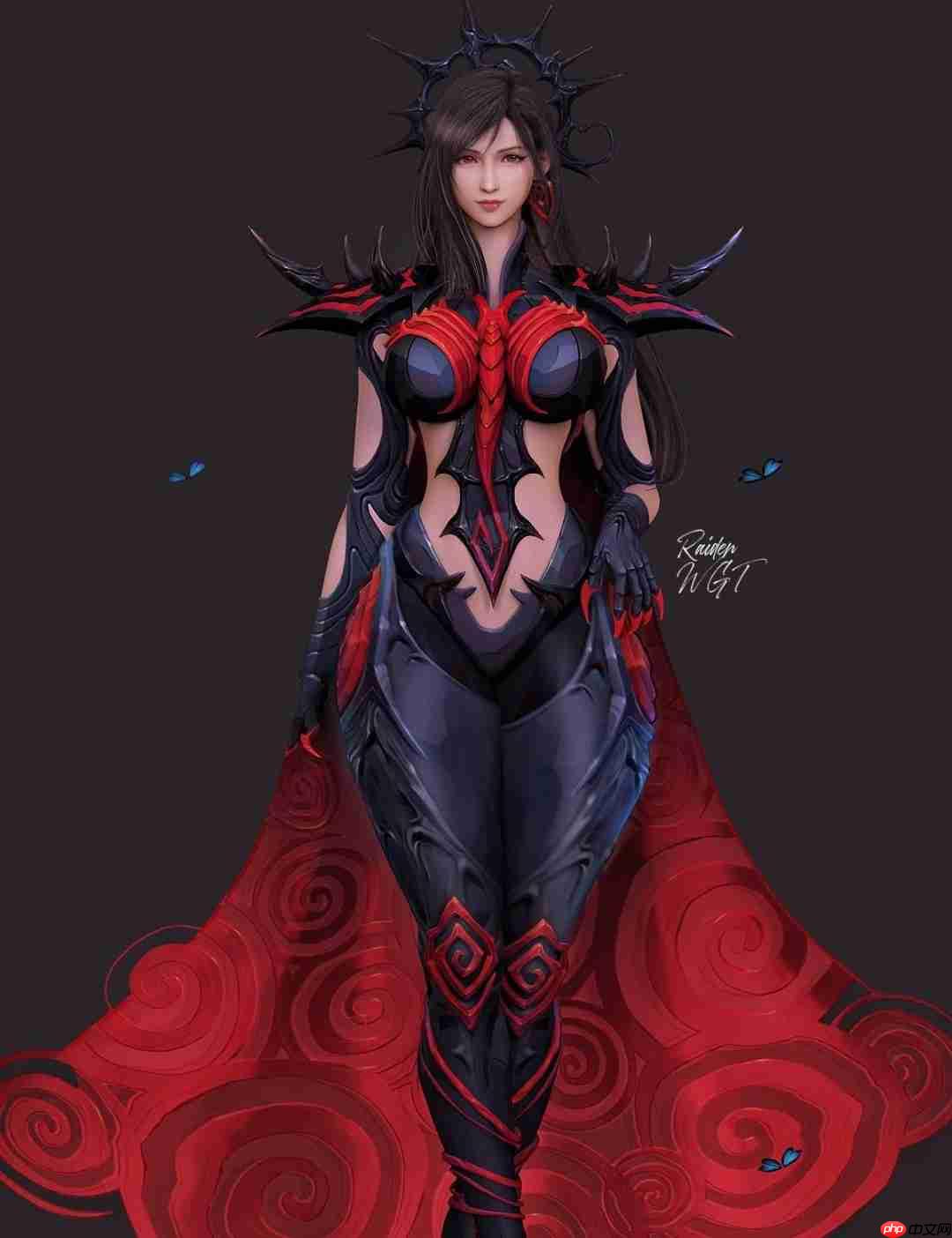 《最终幻想7》蒂法新3D美图:穿上新服装 身材更出色