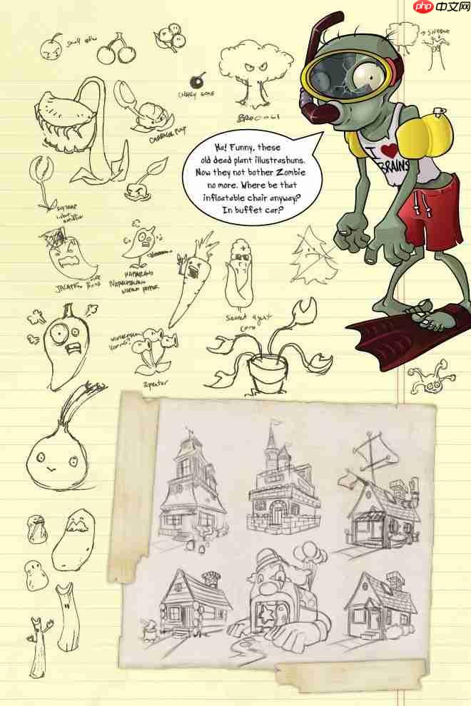 《植物大战僵尸》原配乐师吐槽重植版音效问题 早期草图疑作假