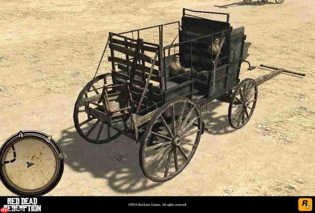 前R星员工公开《荒野大镖客：救赎》早期开发画面截图
