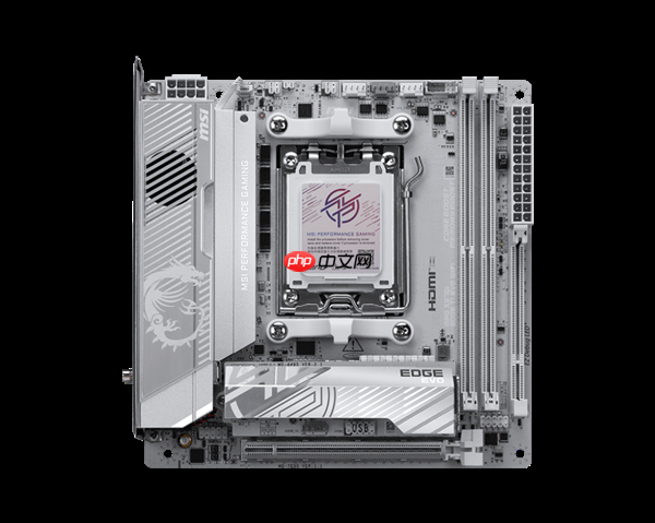 微星发布MPG X870I EDGE TI EVO WiFi超频主板:双内存插槽、支持10000MT/s!