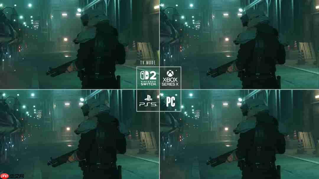 《最终幻想7：重制版Intergrade》NS2、PC等四平台画面对比