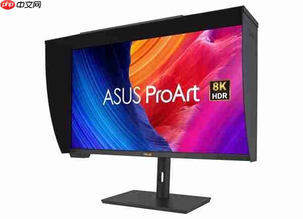 华硕ProArt PA32KCX 8K显示器蓄势待发:全球首个8K HDR miniLED
