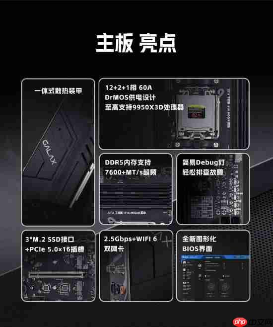 武士破风袭来!影驰 联盟B650M 黑武士PLUS主板正式登场