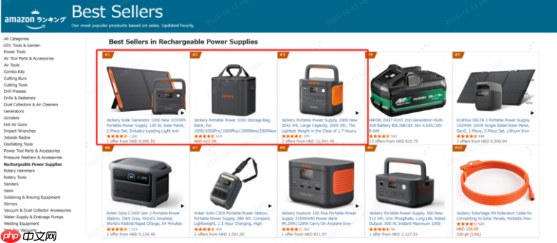 亚马逊秋季Prime会员日大促收官：华宝新能Jackery多国霸榜，领跑全球！