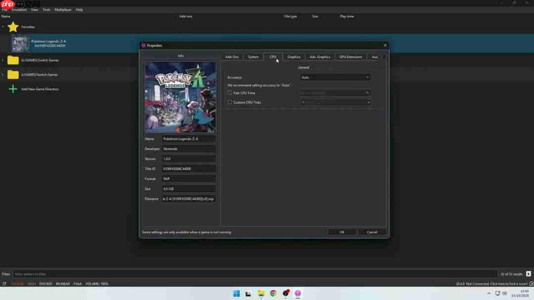 《宝可梦传说:Z-A》已可在PC上4K/60帧运行