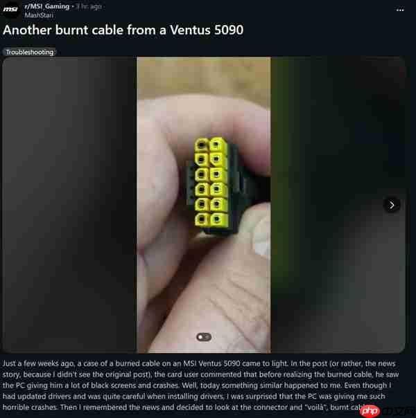 12V-2x6 16针供电接口真没法要了!48小时烧了四块RTX 5090