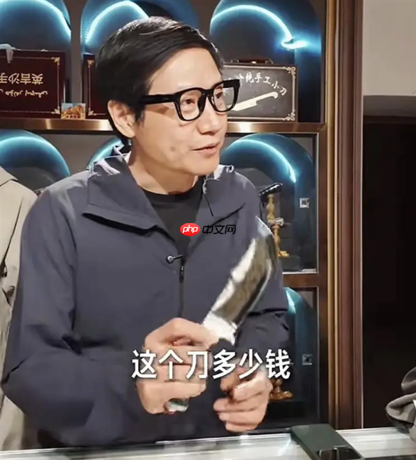 雷军被8000元小刀价格惊到了:没舍得买